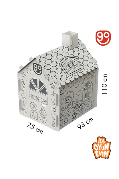 İlk Oyun Evim™ Boyanabilir Dev Tasarım Evi
